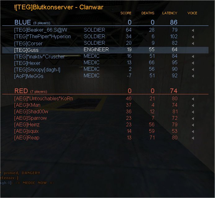 Match: 188
Gegner: AEG
Map: 2fort