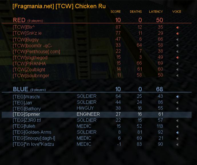 Match: 253
Gegner: TCW
Map: well