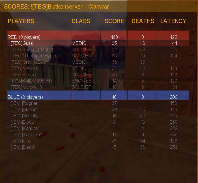 Match: 86
Gegner: EM
Map: 2fort