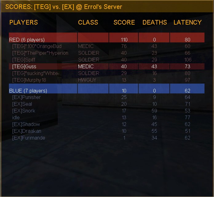 Match: 88
Gegner: EX
Map: well